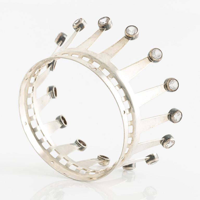 Bridal crown, silver, Alton, Falköping 1967.