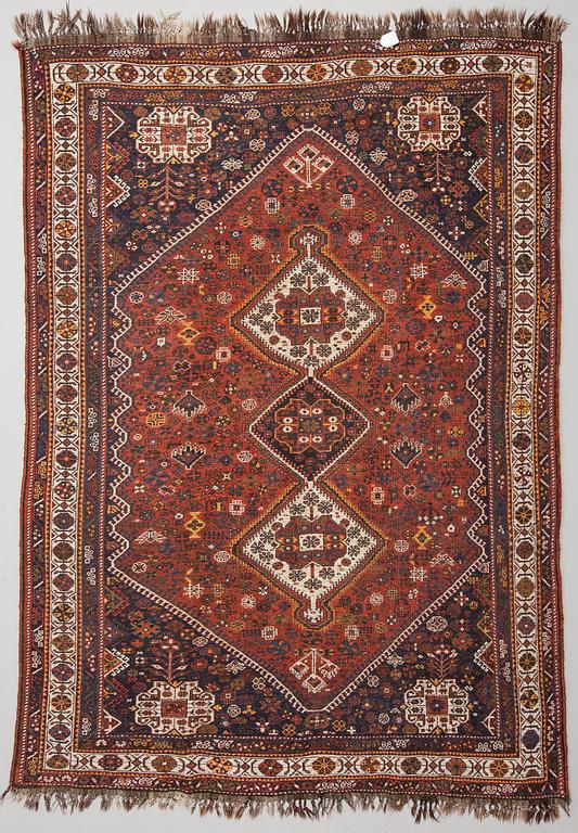 CARPET, Shiraz, semiantique 207x292 cm.