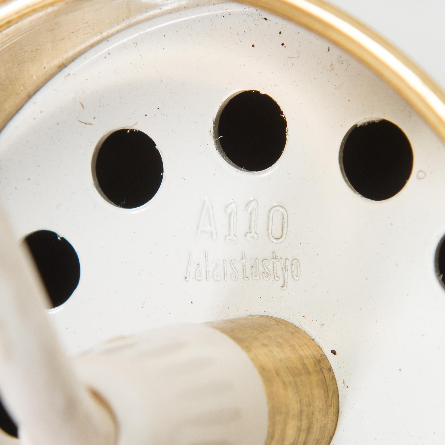 Alvar Aalto, taklampa, modell A110, Valaistustyö.