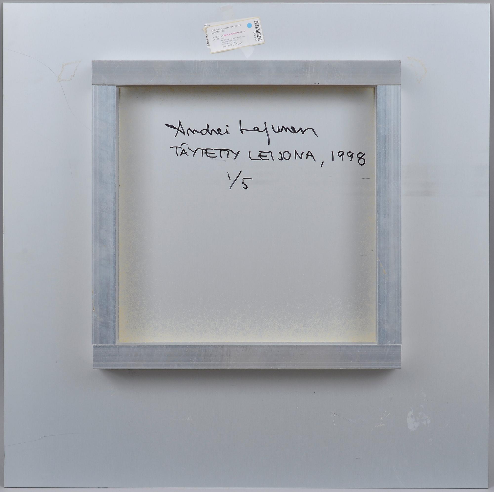 Andrei Lajunen, "TÄYTETTY LEIJONA".