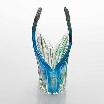 Helena Tynell, a 'Perho' vase, signed Riihimäen Lasi Oy, Helena Tynell.