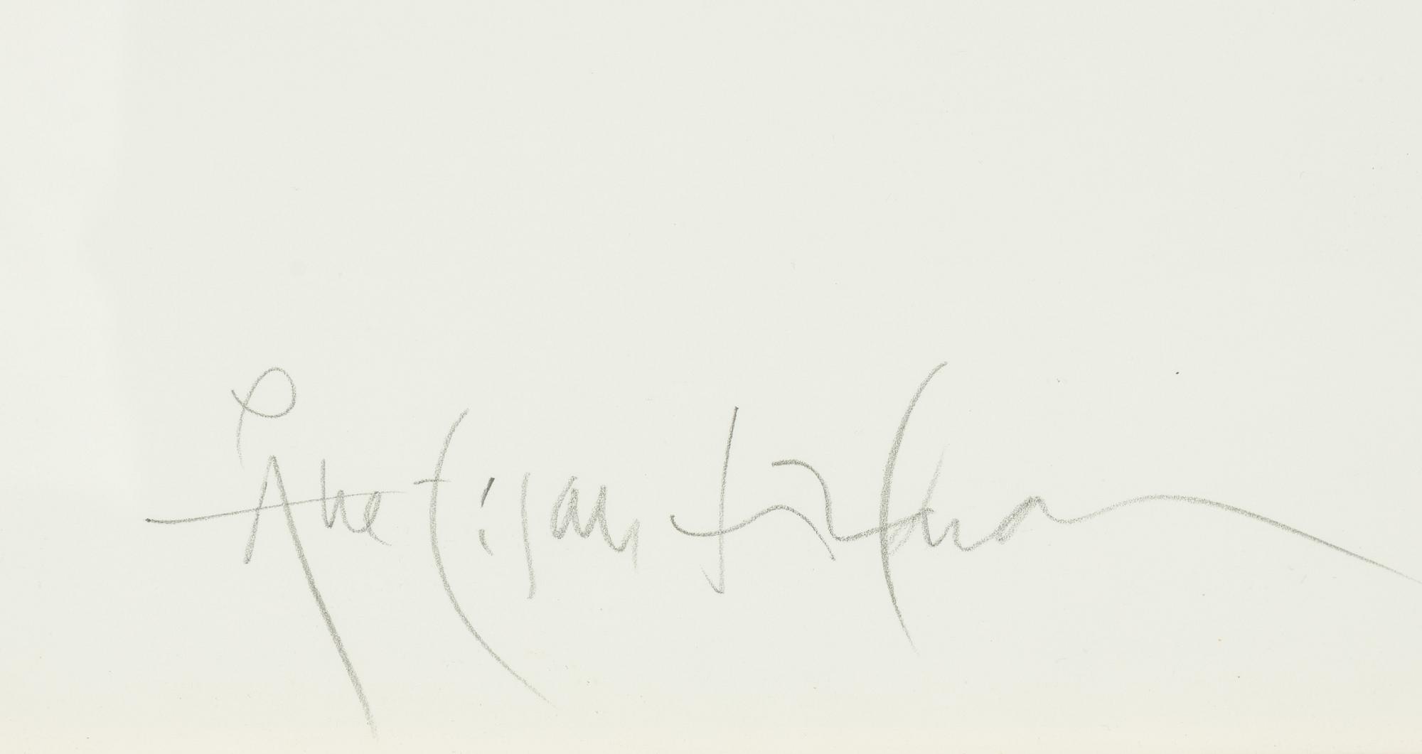 Åke E:son Lindman, pigment print signed edition 93/100.