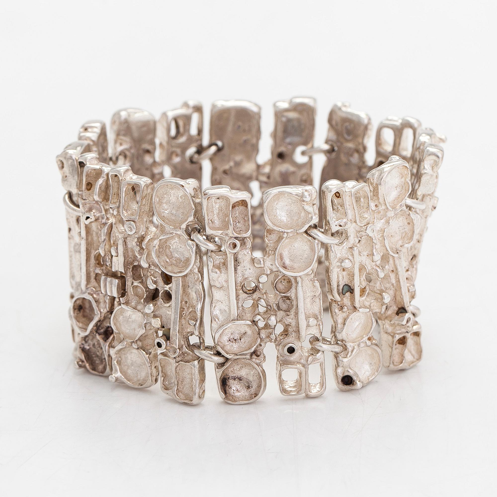 Juhls, rannekoru ja korvakorut, sterlinghopeaa, Norja.