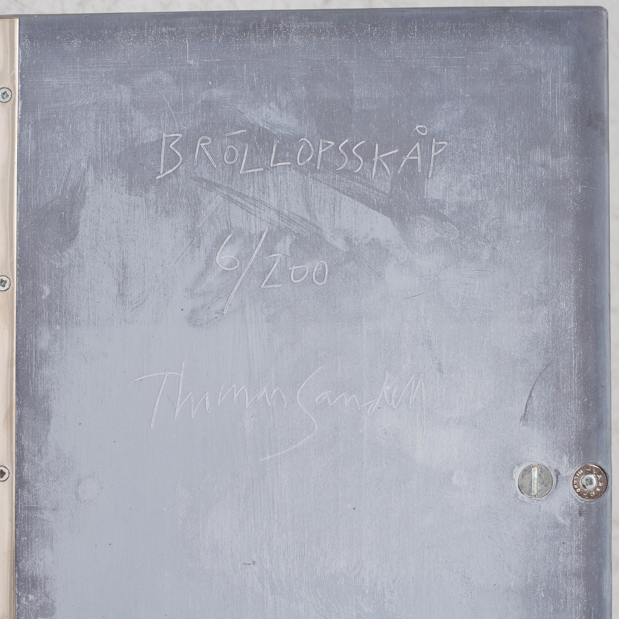 Thomas Sandell, Wall cabinet, “Wedding Cabinet”, ed. 6/200, Stockholm, 1990.