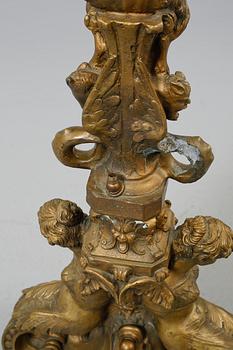 DEKORELEMENT/ANDIRON, Italien, 1900-tal.