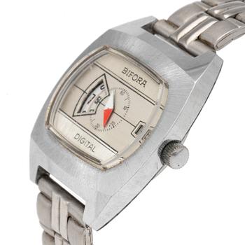 BIFORA, Digital, armbandsur, 35,5 x 34 (41) mm,