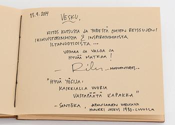 Guest book, "Muistoja Loirinuotiolta".