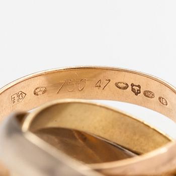 must de Cartier, Ring "Trinity", 18K guld.