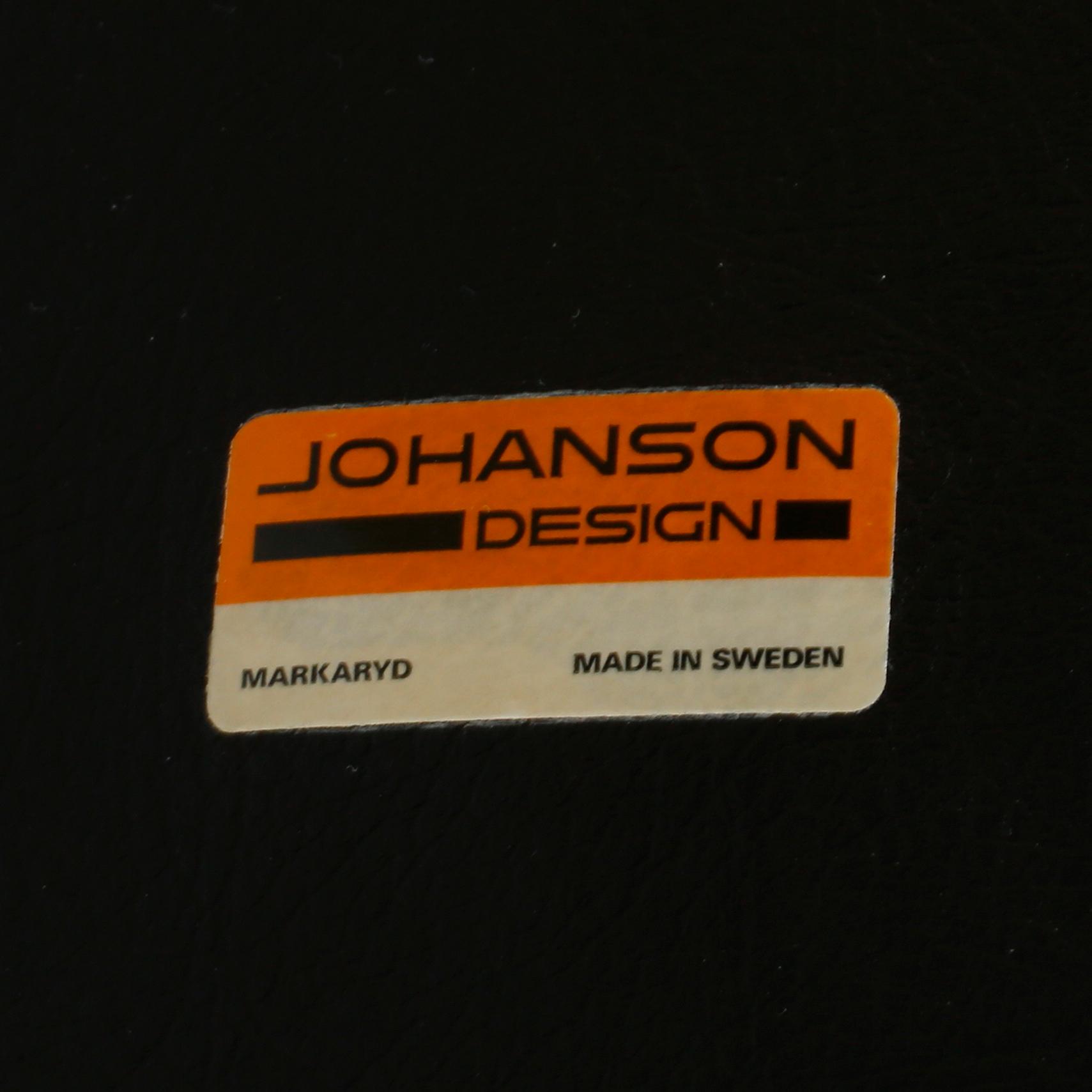 Four armchairs, model Viggen, deigned by Börje Johanson for Johanson Design, late 20th / early 21st century.