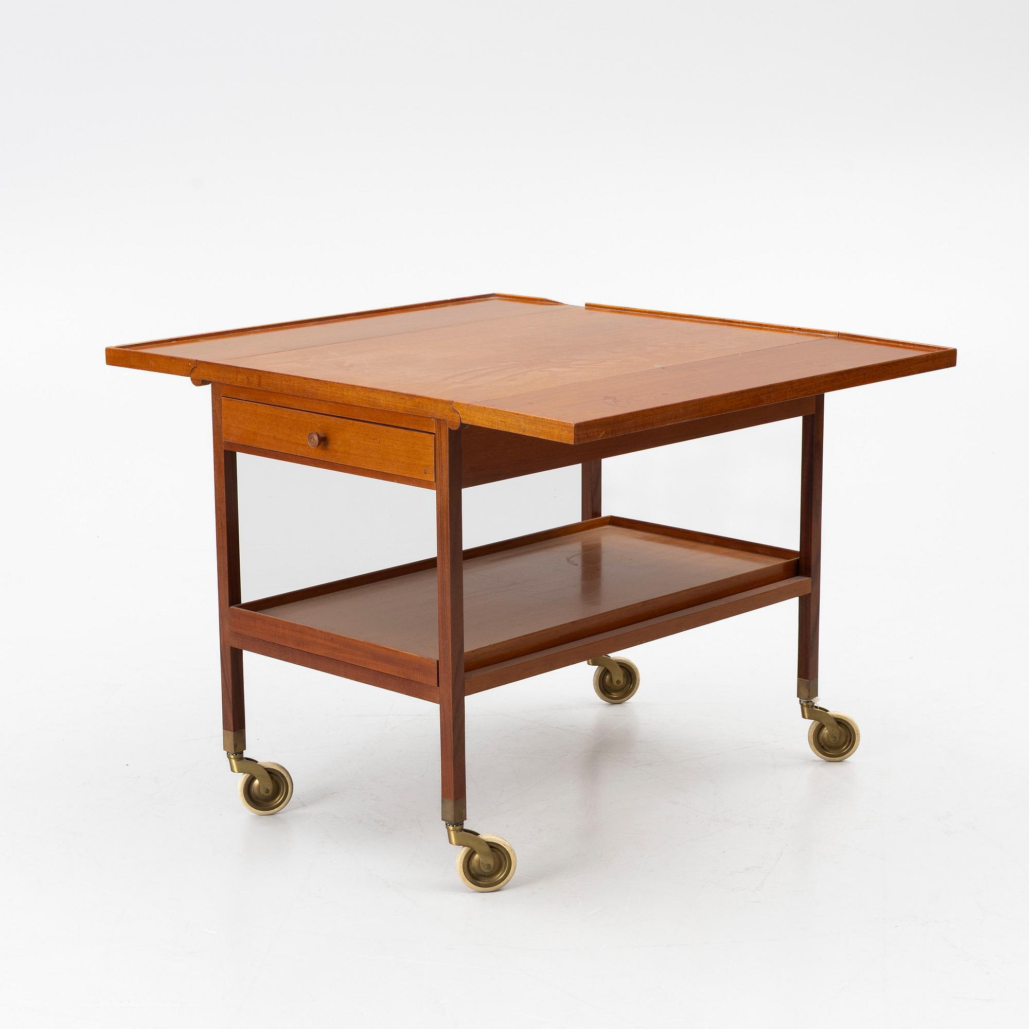 Josef Frank, a model B756 tea trolley, Svenskt Tenn, before 1985.
