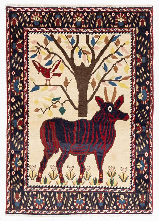 Rug, Bakhtiari, approx. 141 x 101 cm.