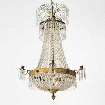 Ljuskrona, gustaviansk stil,  1900-tal.