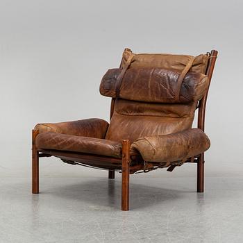 Arne Norell, an 'Inca' stained beech easy chair, Norell Möbel AB, 1970's.