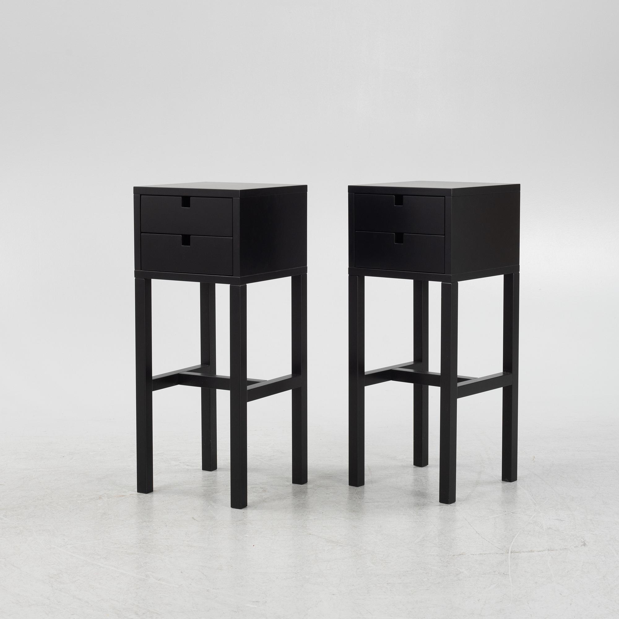 Martina Elgemark, a pair of 'Falsterbo' bedside tables for Mavis.