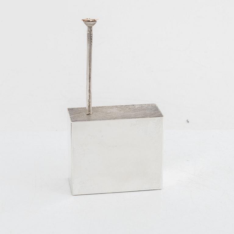 Michael Persson Carling, a Swedish silver sculpture, Gothenburg 2008.