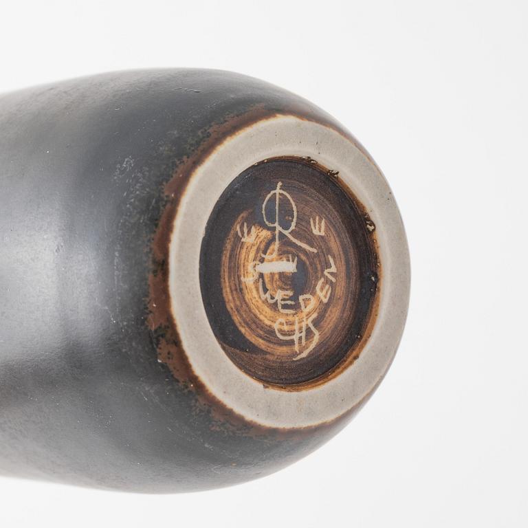 Carl-Harry Stålhane, two stoneware vases, Rörstrand, Sweden 1950-60s.