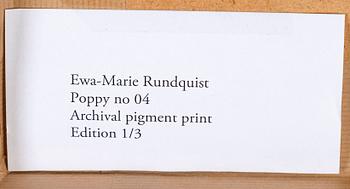 Ewa-Marie Rundquist, photograph edition 1/3.