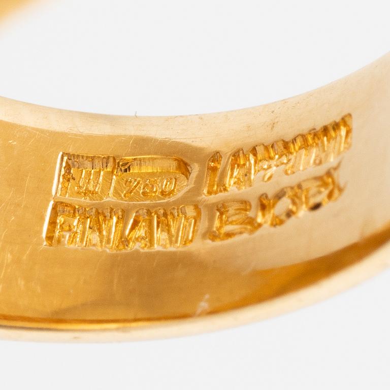 Björn Weckström ring "Sormusten herra" 18K gold, for Lapponia.