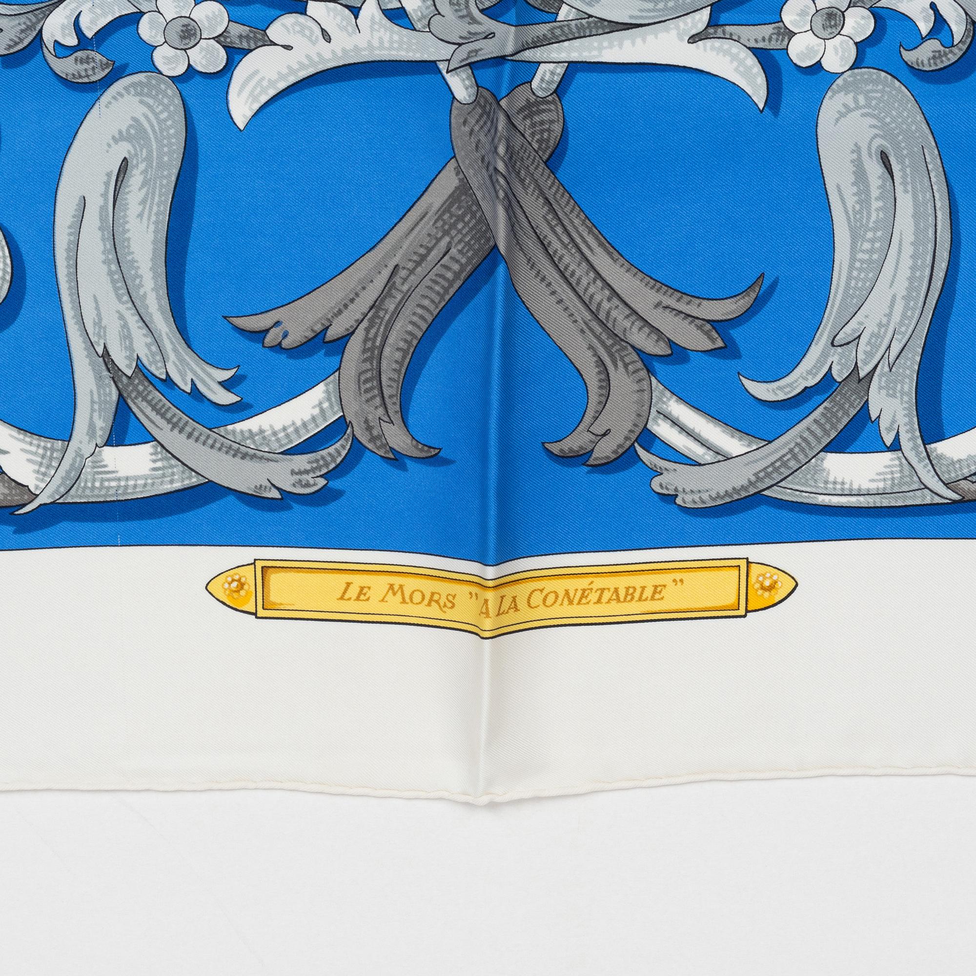 Hermès, scarf, "Le Mors A La Conétable".