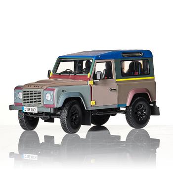 Paul Smith, a model car, Land Rover "Defender 90", Paul Smith Edition, signed by Paul Smith, Almost Real 2015.