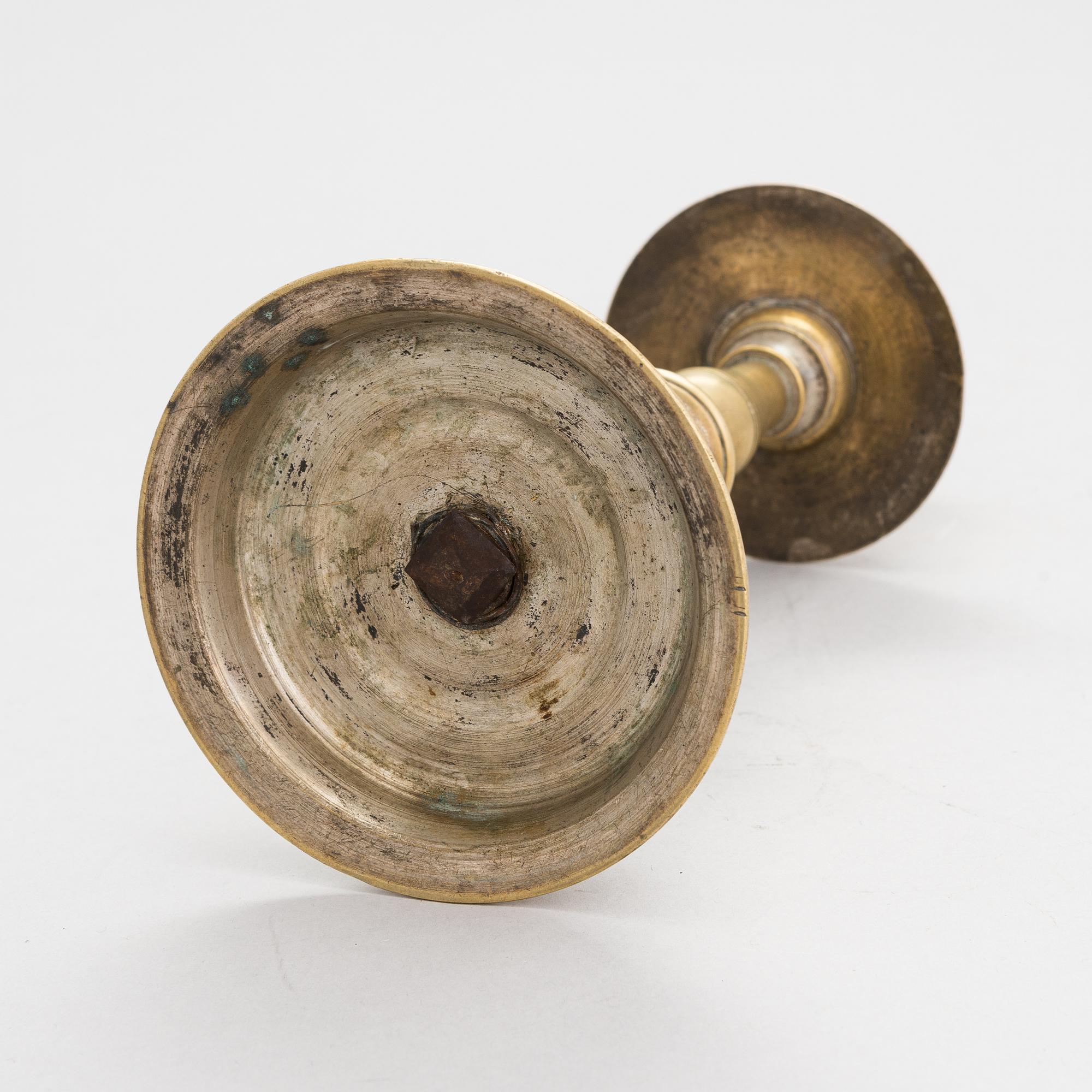 A candlesticks, possiblySpain latter half of 17th century.