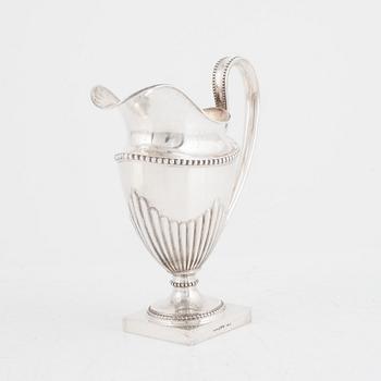 A late Gustavian style Swedish silver creamer, mark of Guldsmedsaktiebolaget, Stockholm 1918.