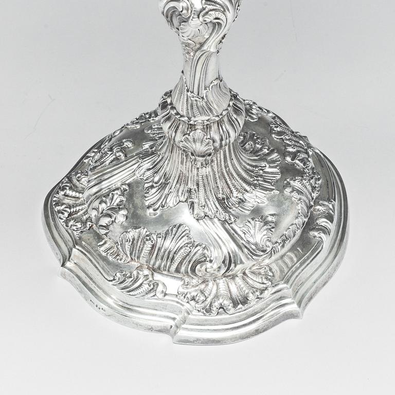 KANDELABER, silver 800. Tyskland, Rokoko-stil, 1900-tal.
Vikt ca 3550g.