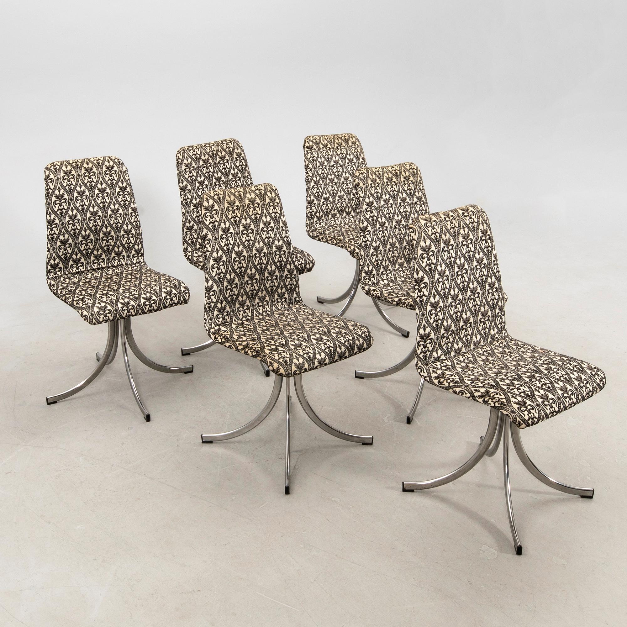 Chairs, 6 pieces, late 20th century.