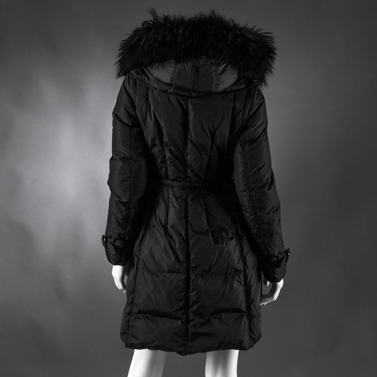 A Moncler down coat, size 2.