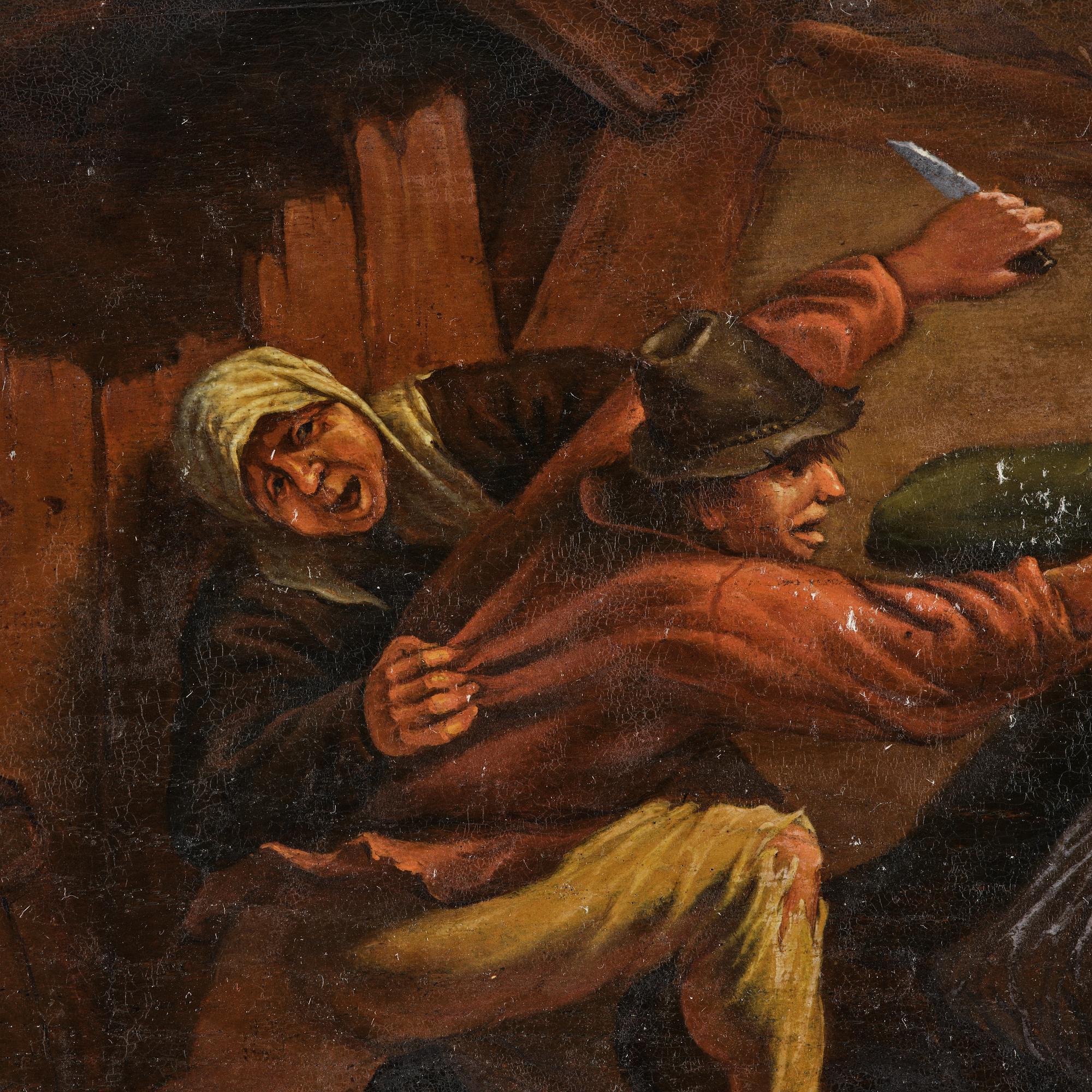 Dutch school 17th/18th century, The Card Sharp.