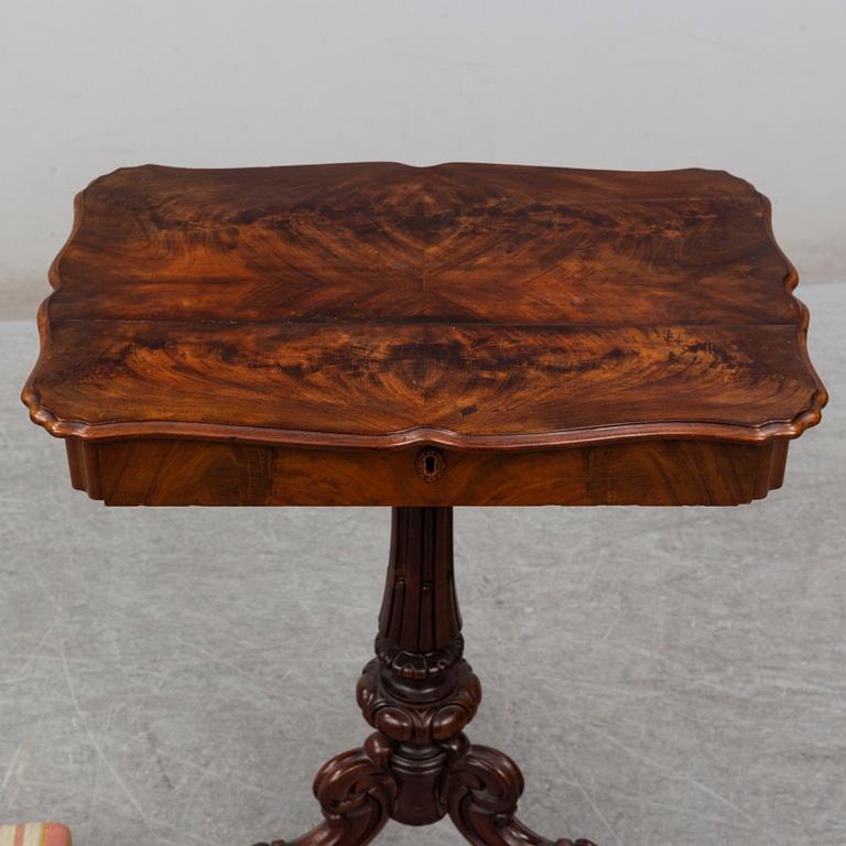 A Neo-Rococo 19th century sewing table.