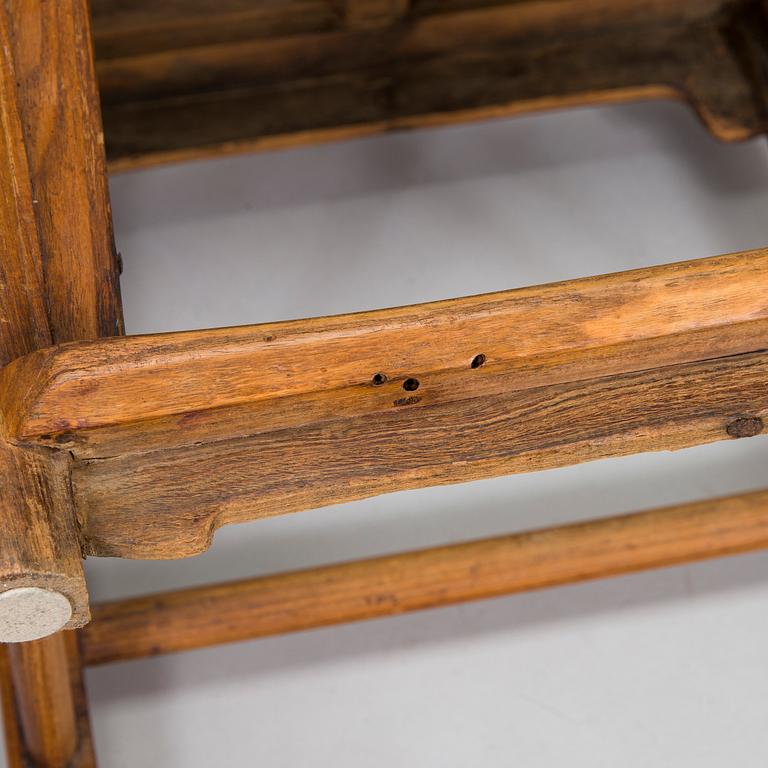 Six hardwood chairs. China. Qing dynasty. 19th century.