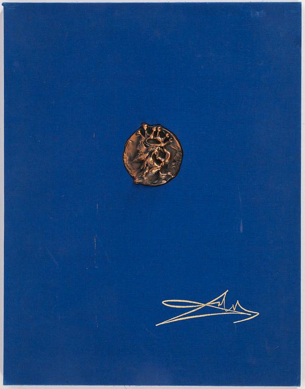 Salvador Dali, mapp med 11 torrnålsetsningar kolorerad med stencil, "Our Historical Heritag", sign och numr 259/400.