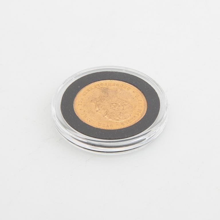 Guldmynt Norge, Oscar II 20 kr, 1886.