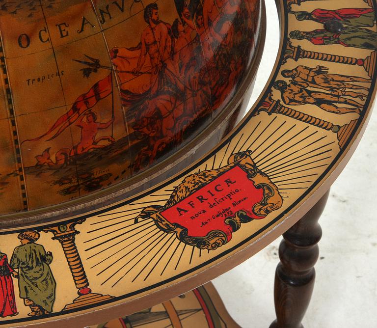 BARSKÅP/JORDGLOB, 1900-talets senare del.