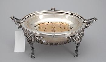 SERVERINGSSKÅL, pläter, Alex Clark Manufacturing, London, England. 1800/1900-tal.