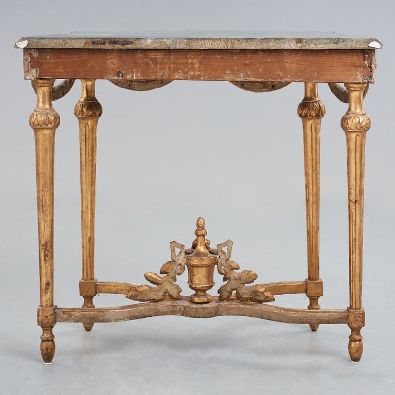 A Gustavian late 18th century console table.