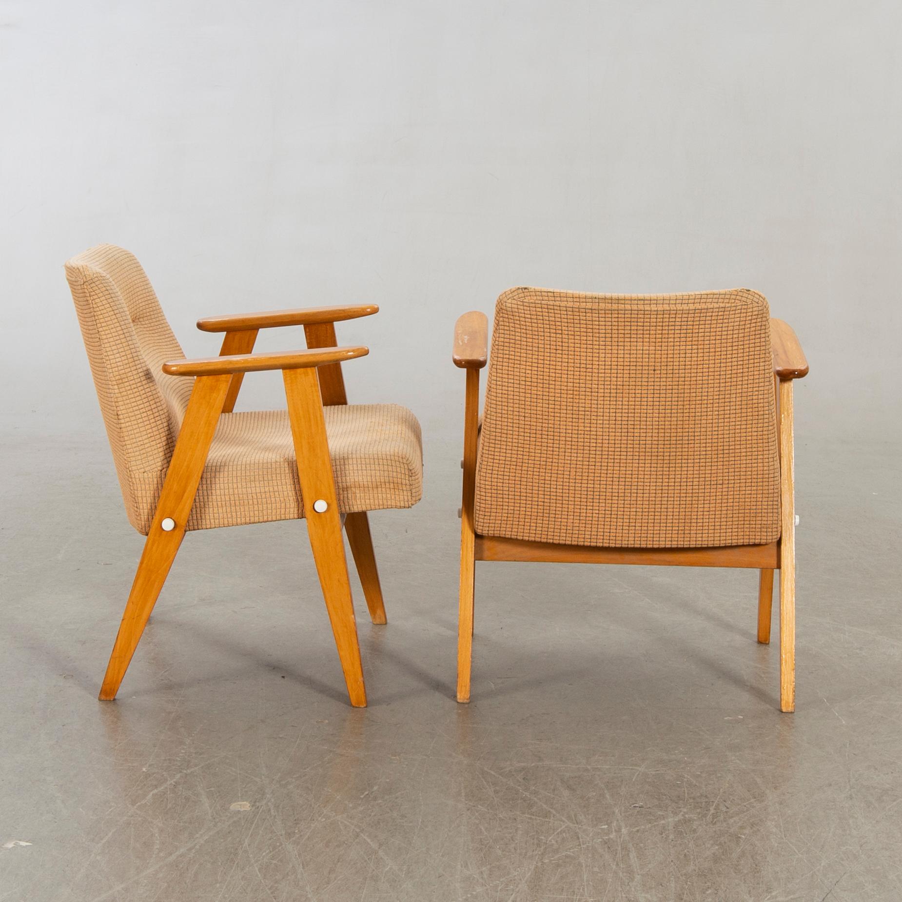 Armchairs 2 pcs Hungary 1960s.