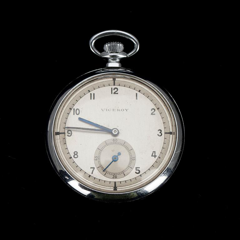 FRACKUR, vit metal, Viceroy (Rolex) kring 1930.