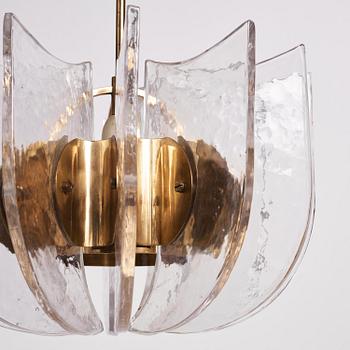 Ingeborg Lundin, a rare ceiling lamp model "DD 1907", Orrefors, 1960s.