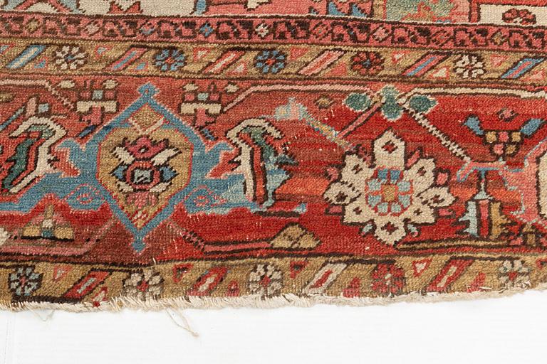 A carpet, antique, Heriz, ca 386 x 297 cm.