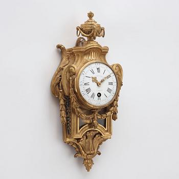 VÄGGPENDYL S. K. KARTELLUR. Frankrike, 1770-tal. Louis XVI.