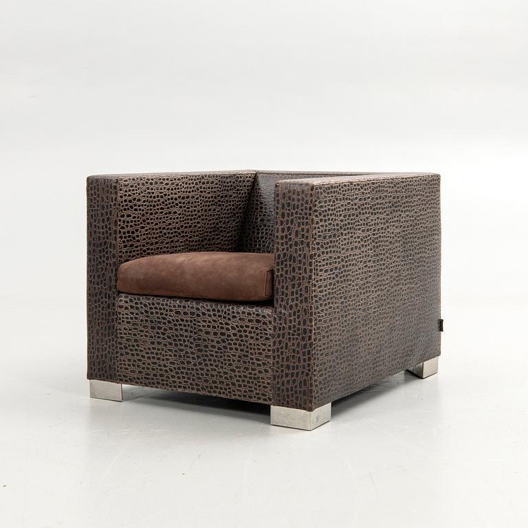 Rodolfo Dordoni, armchair, Minotti. "Suitcase", Italy, 1990s.