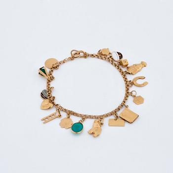 A charm bracelet.