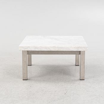 A contemporary coffee table.