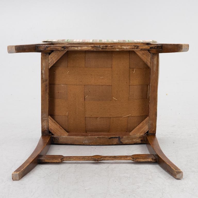 Stools, a pair, Empire, first half of the 19th century.