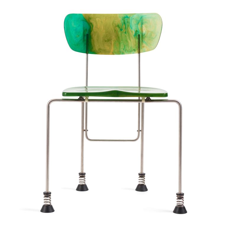 Gaetano Pesce, a "Broadway" chair model "543", Bernini, Italy, post 1993.