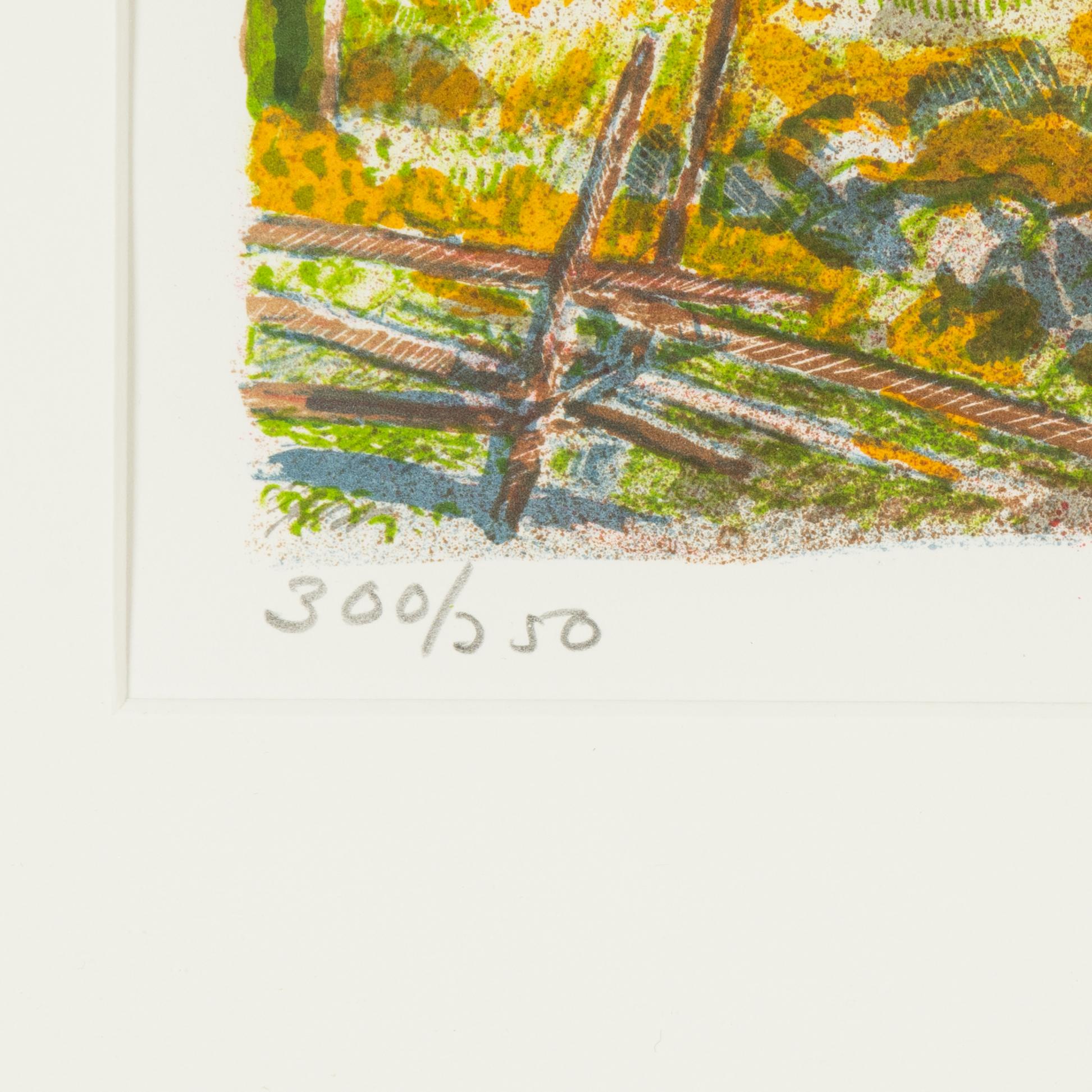 Roland Svensson, lithograph in colours, signed 300/350.