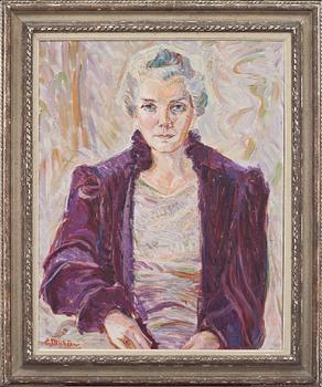 ELENA MICHÉEW olja på duk. Signerad och daterad -43.