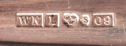 BESTICKUPPSÄTTNING, silver samt nysilver, 56+36 delar, modell "Rådhus", WN, Lidköping 1900-talets mitt.
